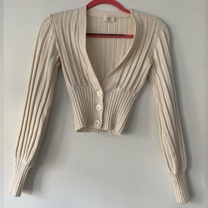 Wilfred plunge front cardigan